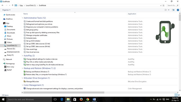 Create GodMode Tool