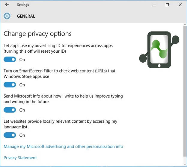 Manage Your Privacy Settings