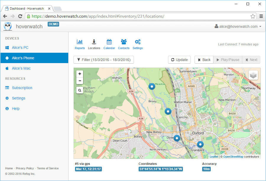 GPS Tracking
