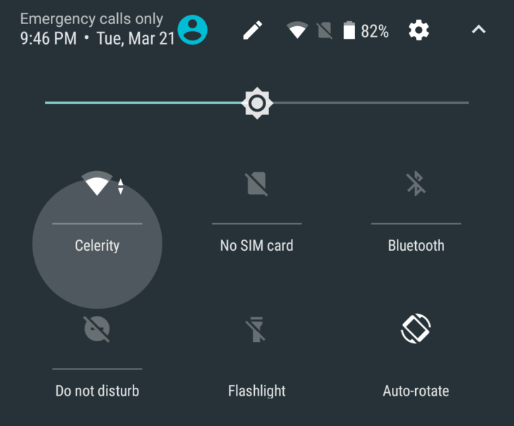 Android O notification panel