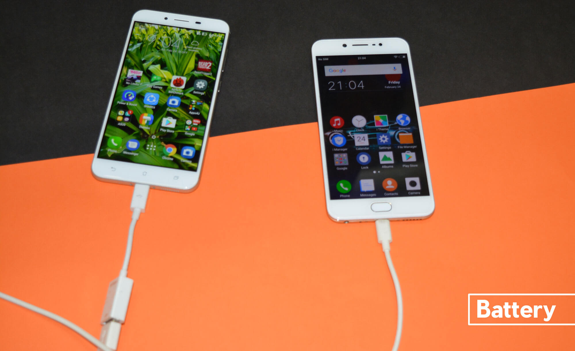Asus Zenfone 3 Max vs Vivo V5 Battery Comparison