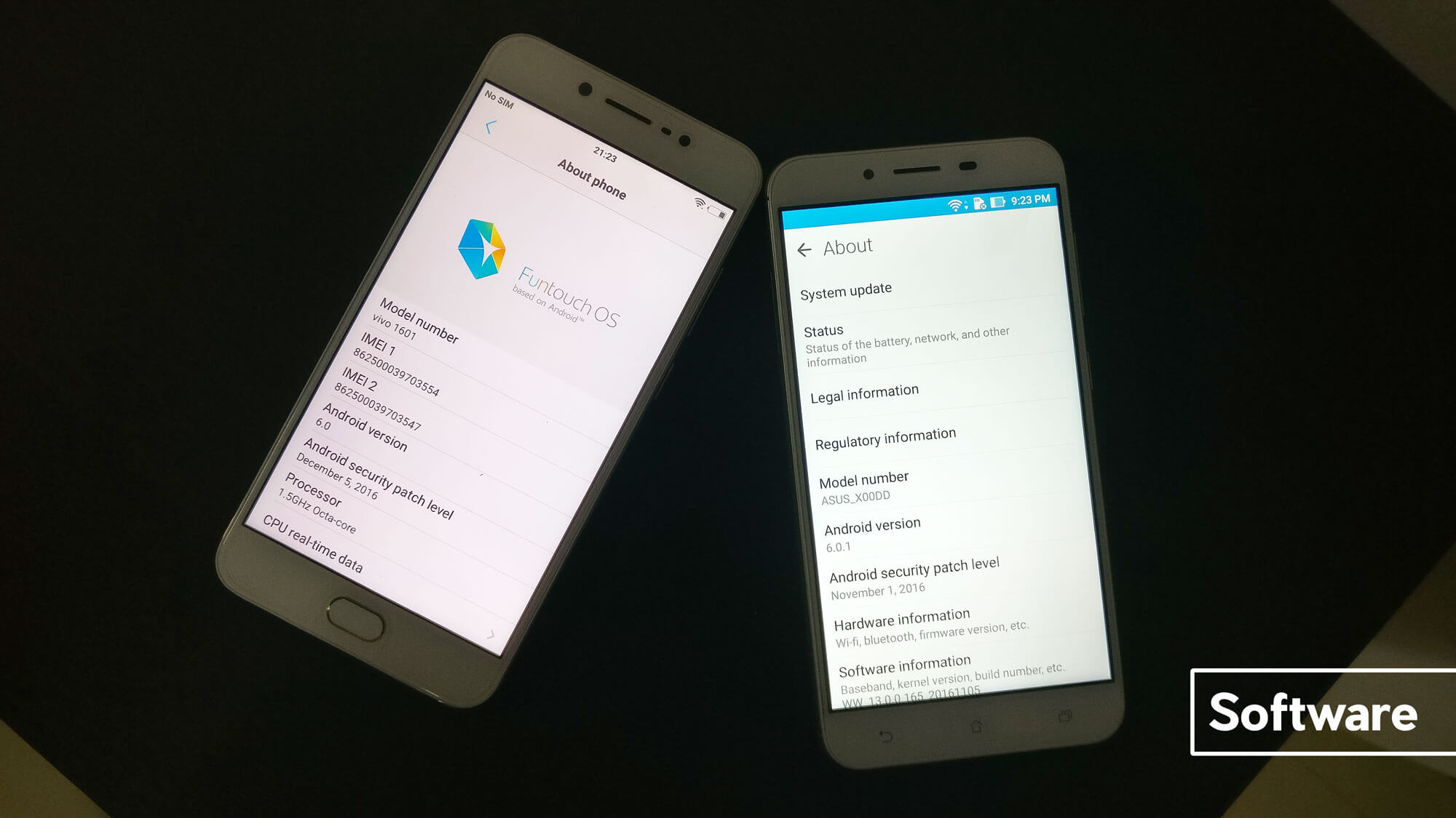 Zenfone 3 Max vs Vivo V5 Software Comparison