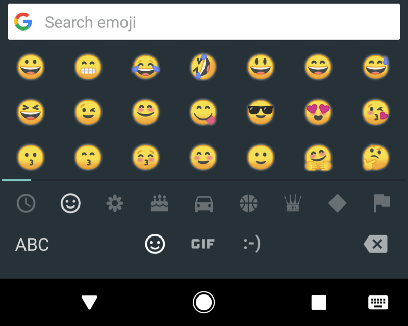 Android O redesigned emojis