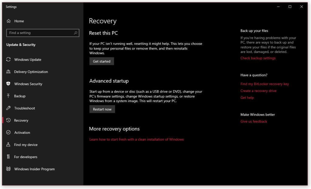 How to boot in Safe Mode from the Settings menu