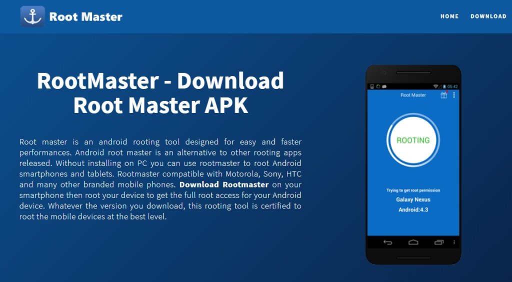 Root Master app