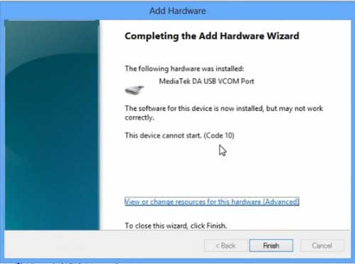 mediatek da usb vcom port windows 10 solucion