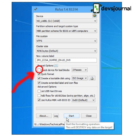 Create Bootable Drive Windows 10 Rufus