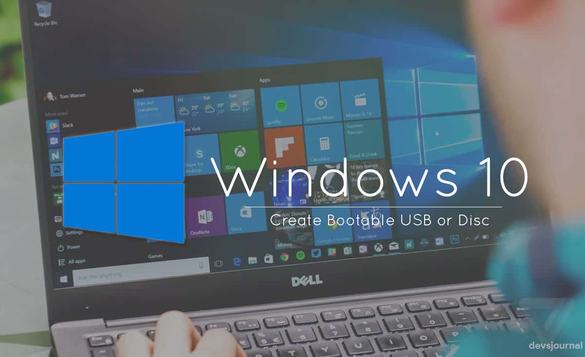 os x create windows 10 bootable usb