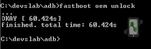 fastboot oem unlock