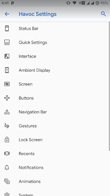Android 10.0 Screenshot