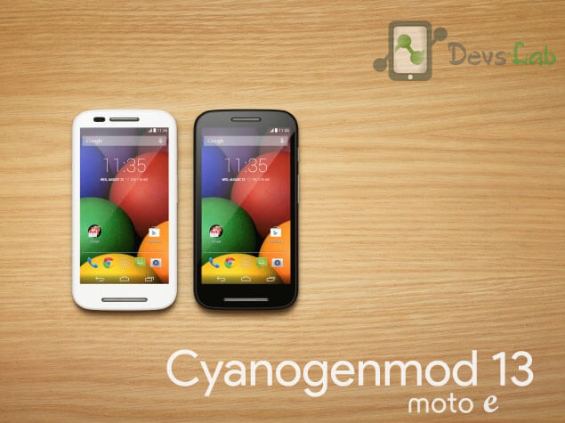 Download and Install Cyanogenmod 13 in Moto E 1st Gen 2014