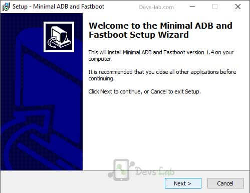 minimal adb fastboot installer