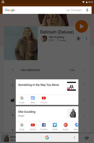 Google Now on Tap in Google Marshmallow 6.0