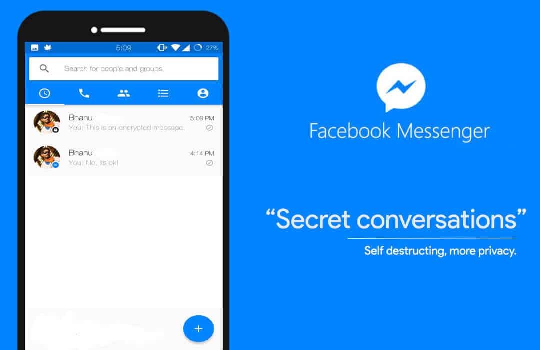 how to hide secret conversation in messenger