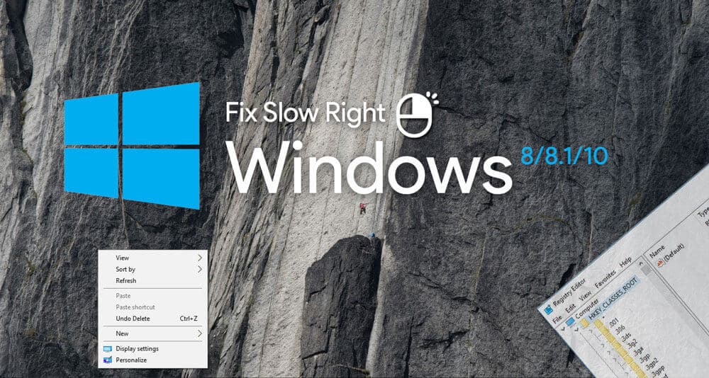 windows 10 slow right click