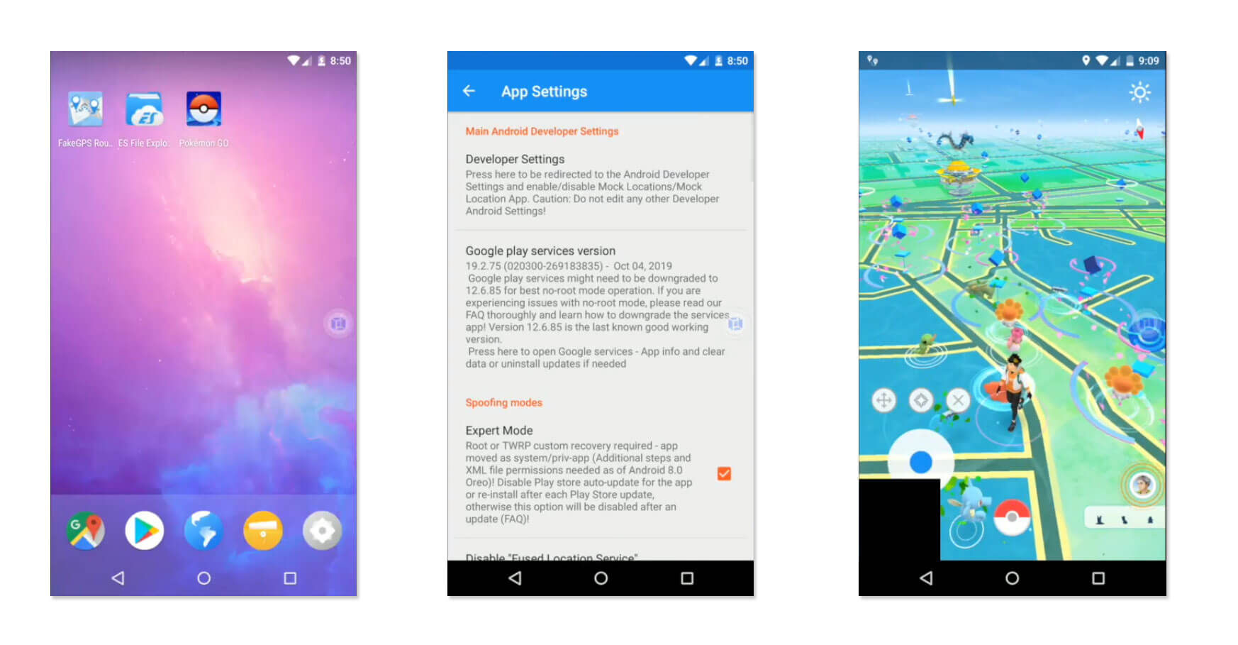 pokemon go gps spoof no root