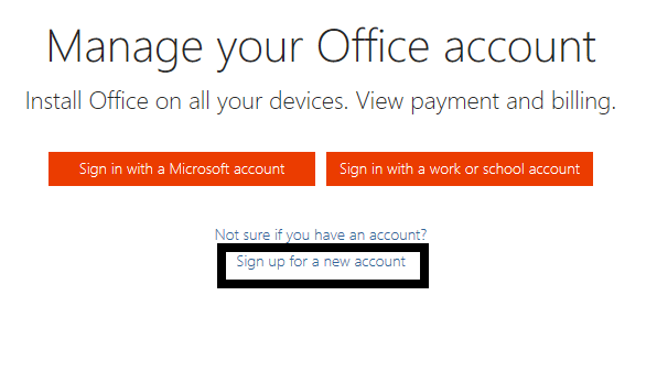 Signup for a free Microsoft Office online Genuine copy