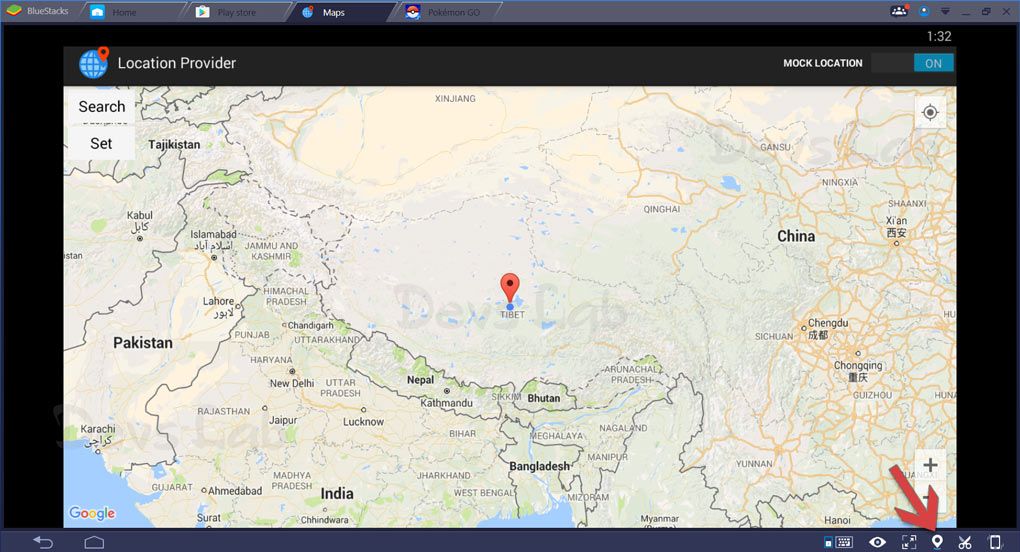 Fake GPS Location to play Pokemon GO on PC