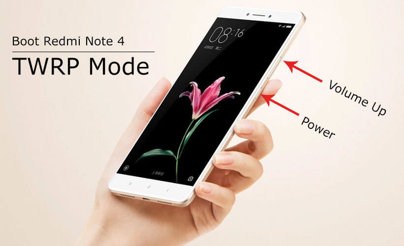 How to boot Redmi Note 4 in TWRP recovery