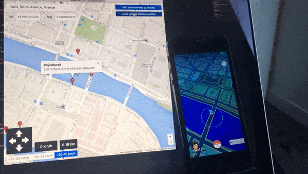 Pokemon GO Spoofing using PC GPS Hack
