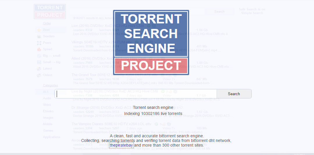 Proyek Torrent - Situs Web Torrent Terbaik tahun 2019