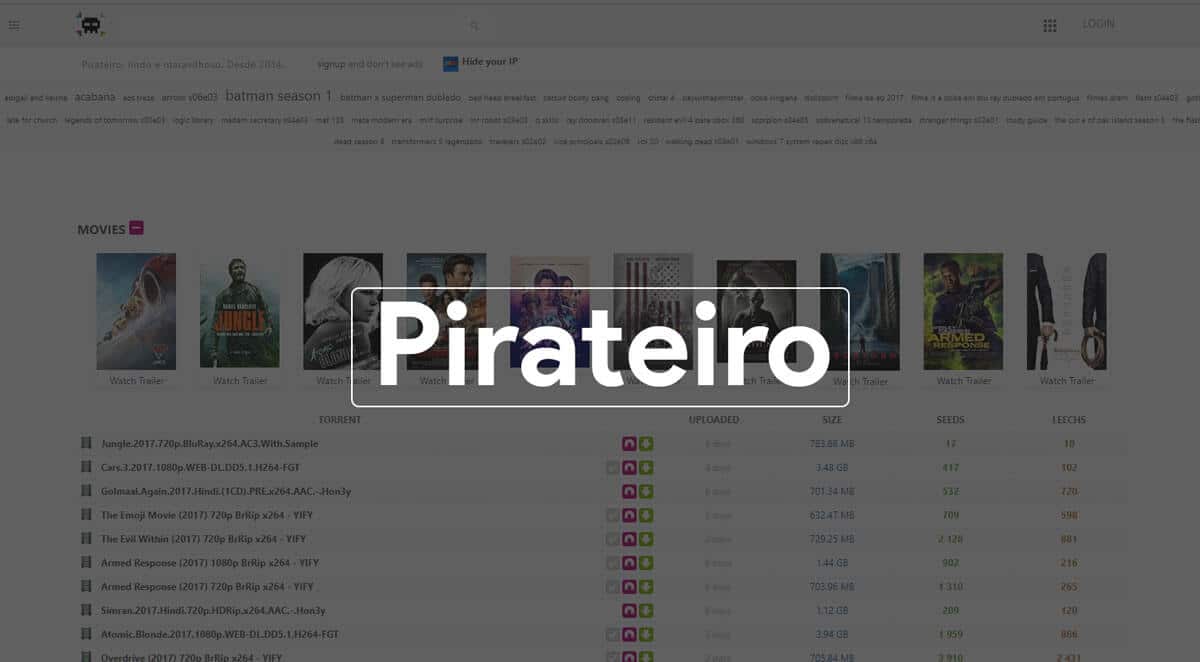 pirateiro Torrent search Engine 2019 terbaik