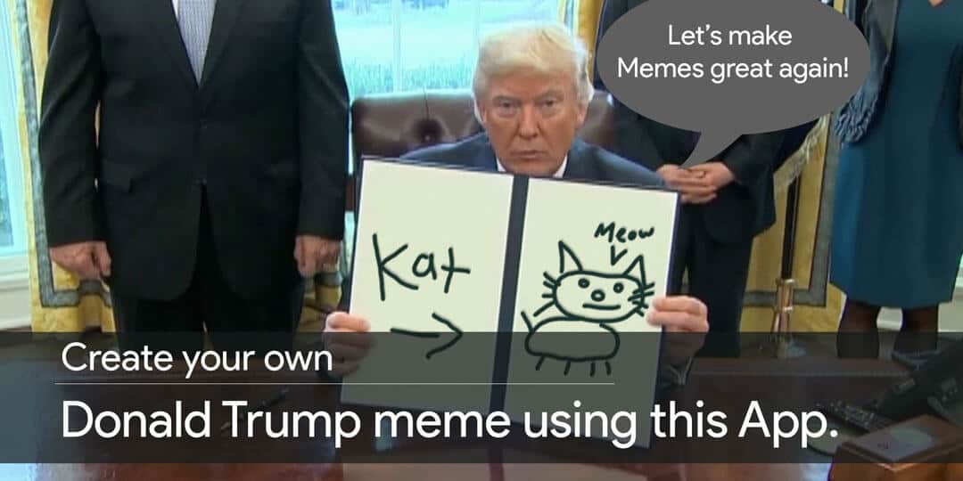 How to create donald trump executive order gifs meme Android App