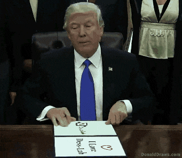 Donald Trump Executive Order funny photo
