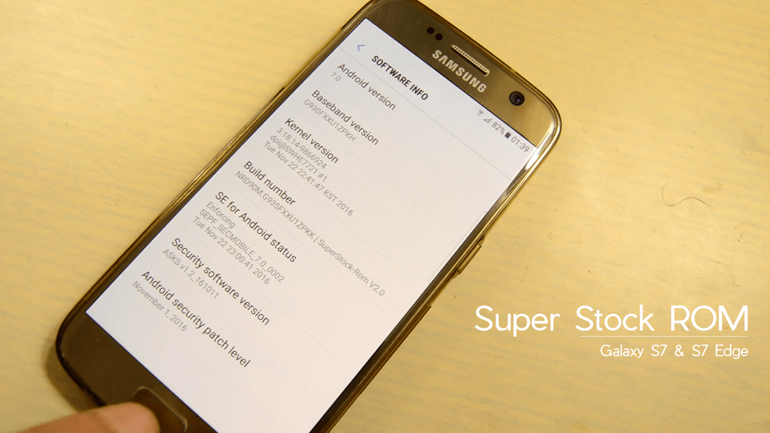 Super Stock ROM for Galaxy S7