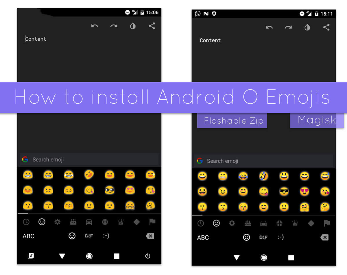 Android O Emojis