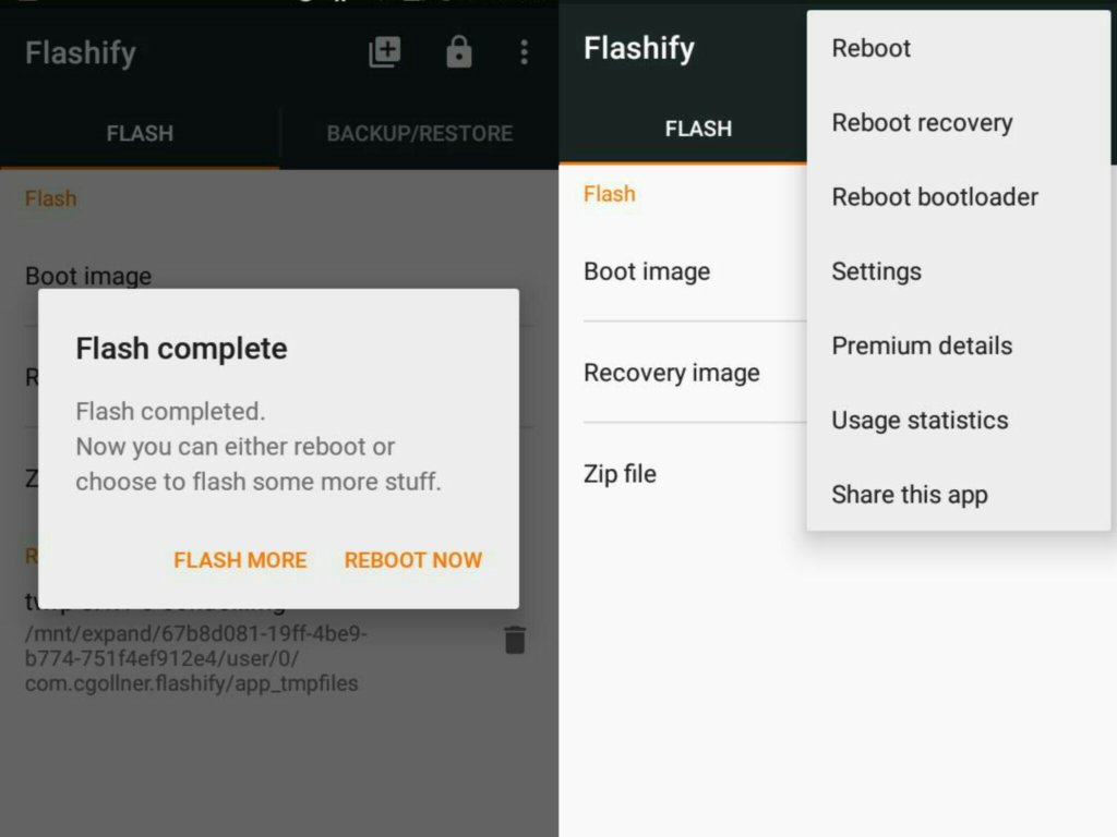 Update TWRP through Flashify