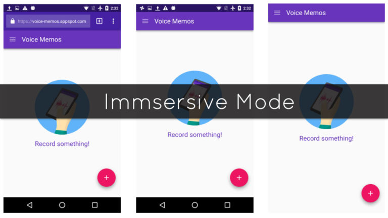 How to enable Full Screen-Immersive mode for any Android App without Root.