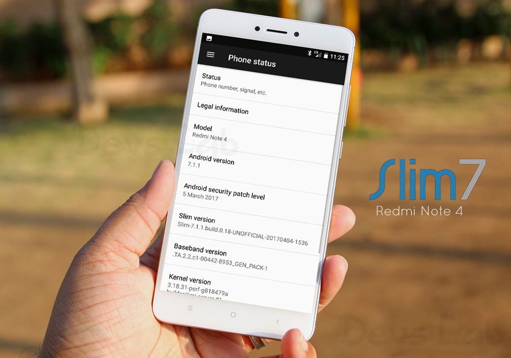 Slim 7 ROM for Xiaomi Redmi Note 4