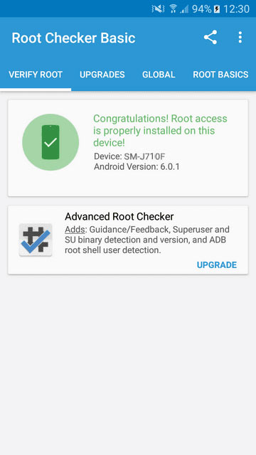 Successfully Rooted Samsung Galaxy J7 2016 SM- J710F