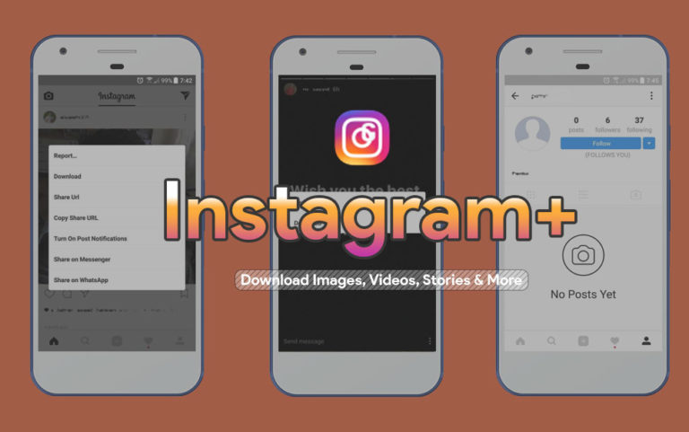 Download Instagram+ APK : Download Images, Videos, Story & follow indicator.