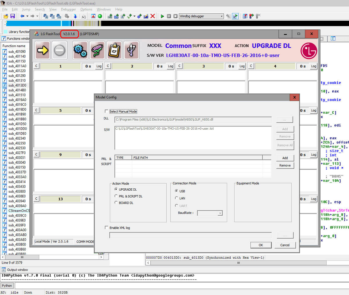 contact system administrator lg flash tool