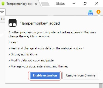 Install TamperMonkey Extension to allow downloading of YouTube videos