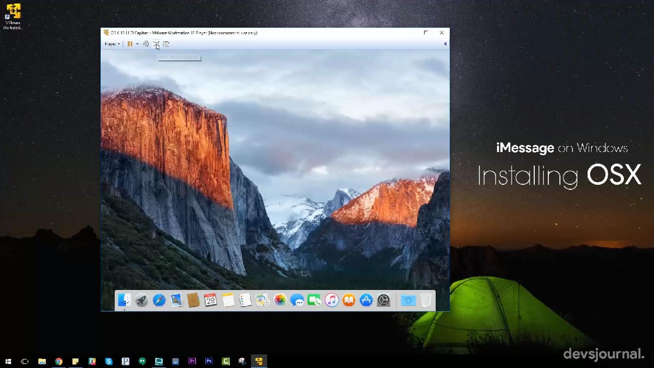 imessage os x yosemite vmware