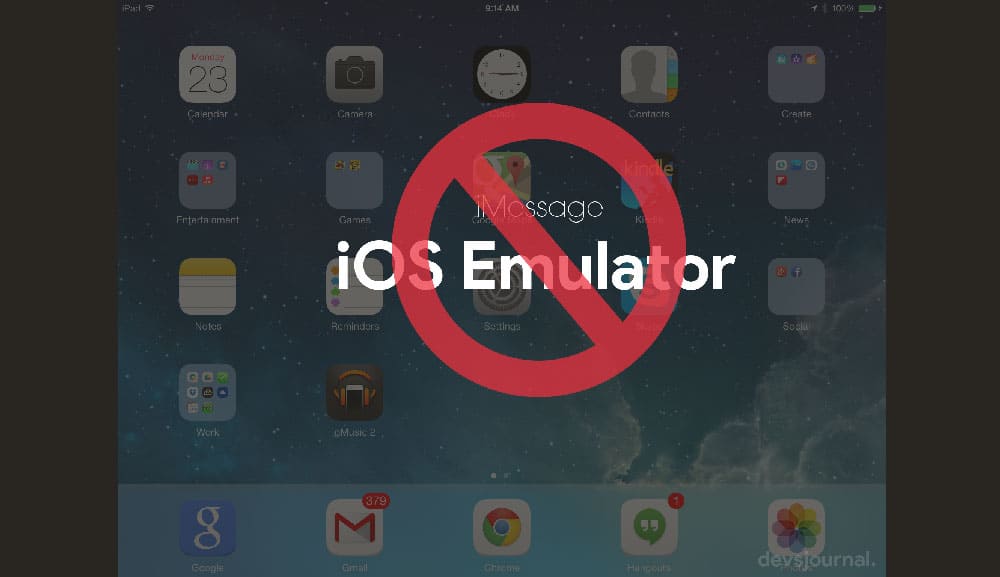 Use iOS Emulator for iMessage on Windows PC