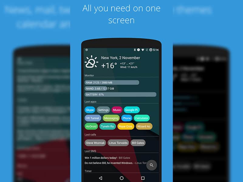 Top 5 weird & Interesting launchers to transform your Android phone's interface