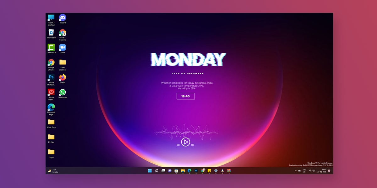 rainmeter windows 11