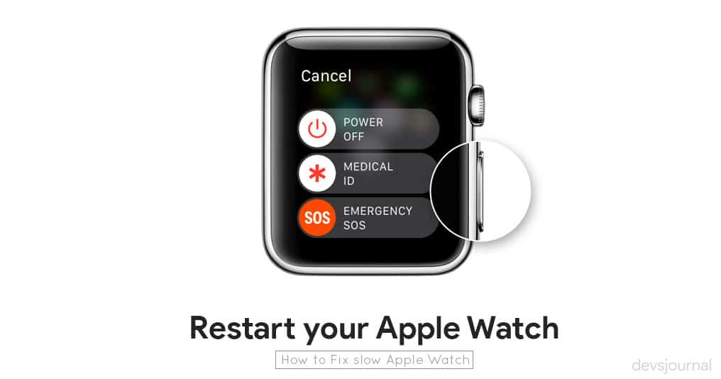 How to restart Apple watch Series 2 3 4 to fix responsiveness