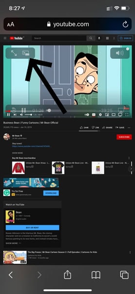 play youtube in background ios 14