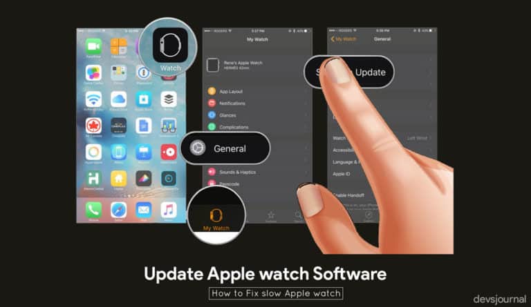 How to speed up your slow responding Apple watch. - DevsJournal