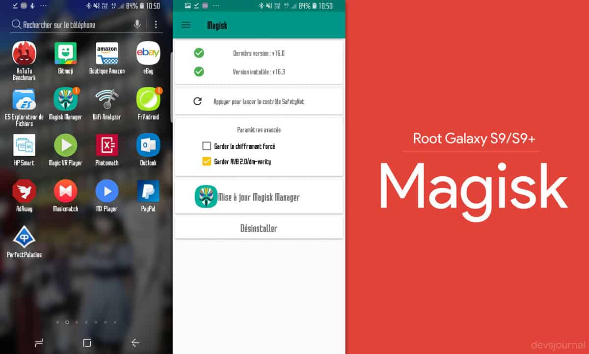 Root Galaxy S9 and S9 Plus using Magisk