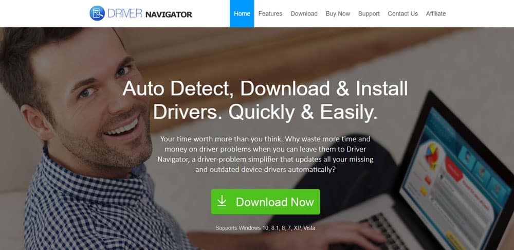 Driver Navigator Windows device driver updater software