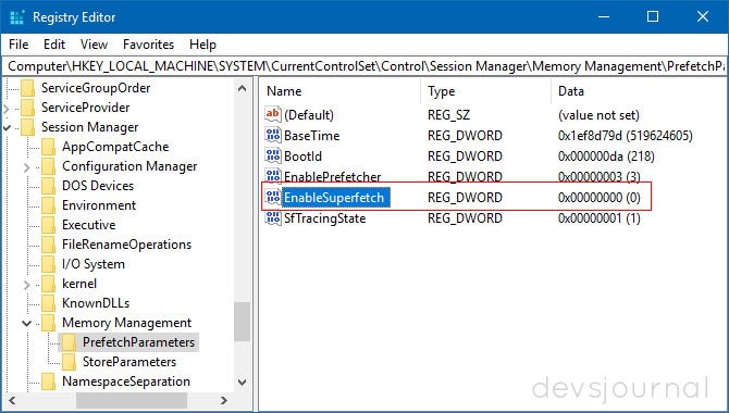 Enable or Disable SuperFetch in Windows 10 7 8