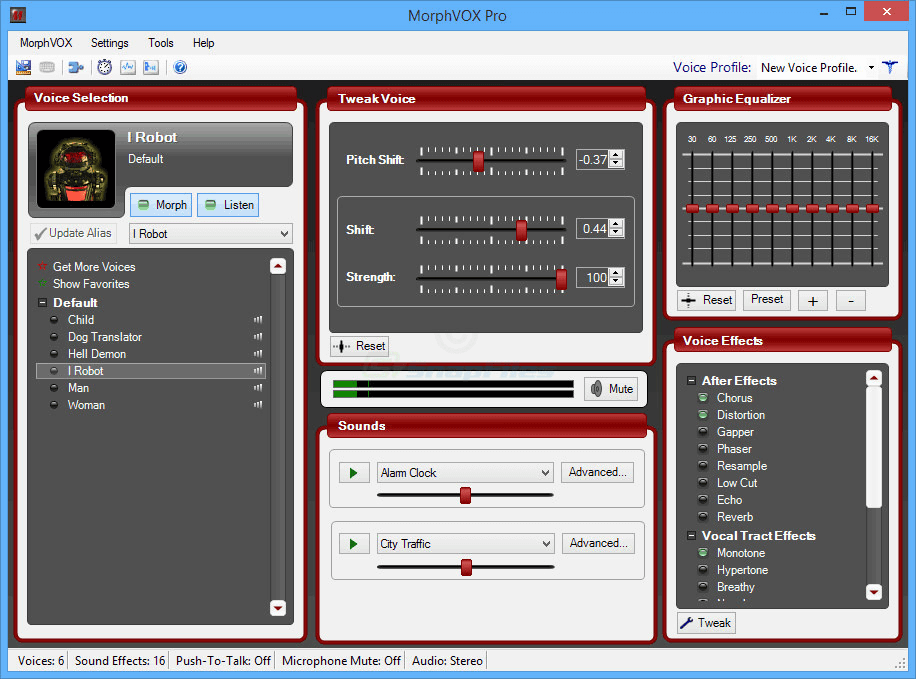 MorphVox Realtime Voice Changer Software for free