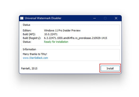 Remove Activate Windows 11 Watermark
