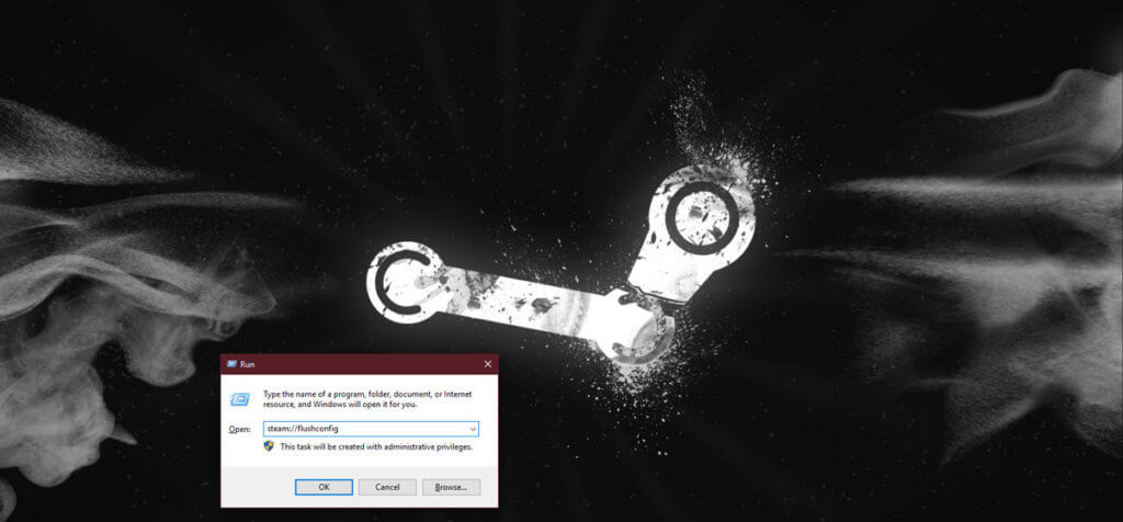 flush steam config 